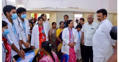 ఉండిలో మెగా ఉచిత వైద్య శిబిరం